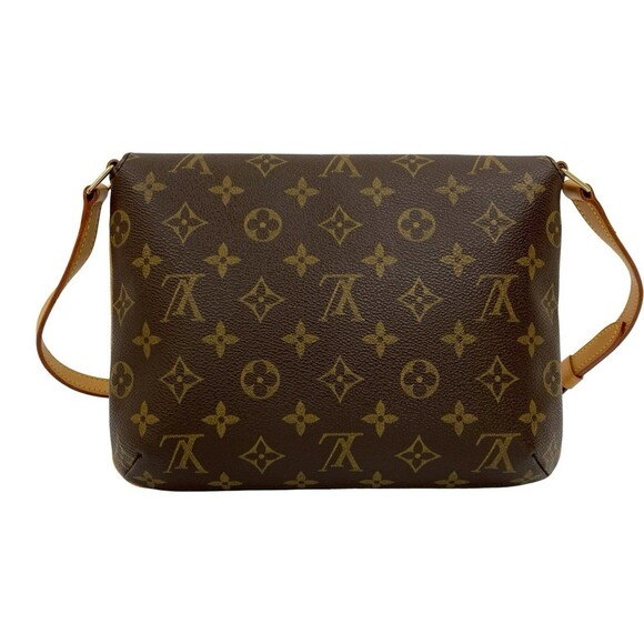 LOUIS VUITTON Brown Monogram Leather Shoulder Bag - Picture 3 of 10
